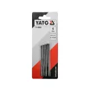 YATO Lederpiercing-Set 4-teilig 2-5 mm