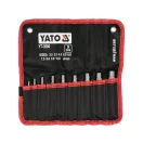 YATO Lederpiercing-Set 9-teilig 2,5-10 mm