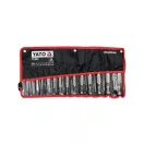YATO Lederstanzer-Set 15-teilig 2-22 mm