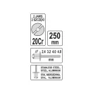 YATO Handnietzange 250 mm (2,4-4,8 mm)