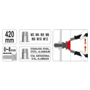 YATO Nietmutternschlüssel 420 mm M3, M4, M5, M6, M8, M10, M12