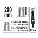 YATO Manueller Nietmutternschlüssel M3-M6 200 mm