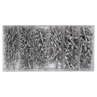 YATO Aluminium-Popniet-Set 400-tlg