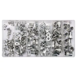 YATO Aluminium-Nietmuttern-Set 150-teilig M3-M10