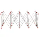 YATO Klappbarer Arbeitstisch mit 15 Beinen