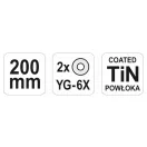 YATO Fliesenschneidezange 200 mm