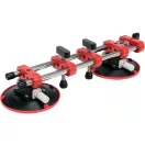 YATO Glasplattenklemme doppelt 440 mm verstellbar