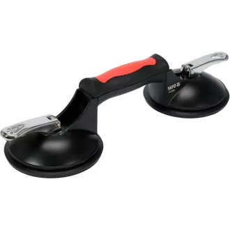 YATO Glastellerhalter doppelt aus Aluminium