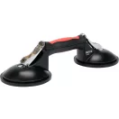 YATO Glastellerhalter doppelt aus Aluminium