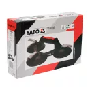 YATO Glasplattenhalter dreifach aus Aluminium