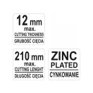 YATO Laminatbodenschneider 210 x 12 mm