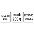 YATO Trolley 575 x 300 mm 200 kg