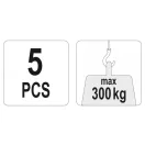 YATO Möbeltransportset 5-teilig 300kg