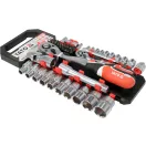 YATO Steckschlüsselsatz 51-teilig 1/2", 1/4" CrV