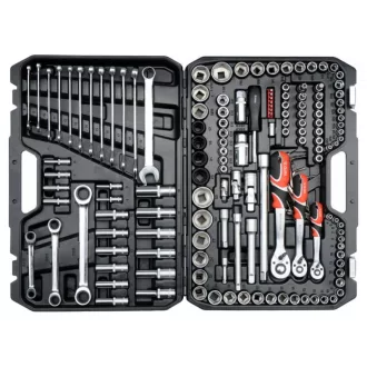   YATO Steckschlüsselsatz 150-teilig 1/4", 3/8", 1/2" CrV