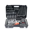 YATO Steckschlüsselsatz 150-teilig 1/4", 3/8", 1/2" CrV