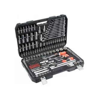   YATO Steckschlüsselsatz 216-teilig 1/4", 3/8", 1/2" CrV