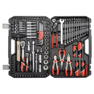 YATO Werkzeugsatz 122-teilig 1/4", 1/2" CrV CrMo