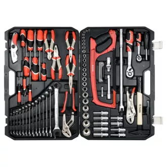 YATO Werkzeugset 79-teilig 1/4", 1/2" CrV CrMo