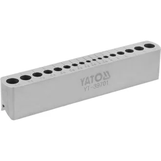 YATO Vertikale Bohrschablone 3-9,5 mm