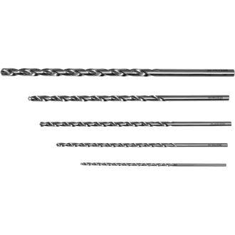 YATO Langes Spiralbohrer-Set 5-teilig 3-8 mm HSS