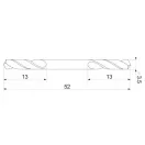 YATO Doppelendiger Schneckenbohrer 3,5 x 52/13 mm HSS