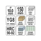 YATO Universalbohrer 10 x 150/90 mm