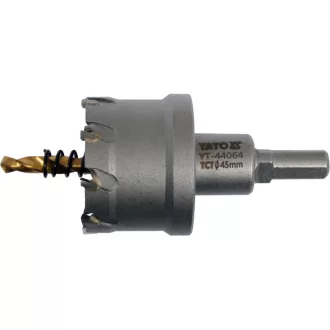 YATO Lochsäge 45 mm TCT mit Bit-Aufnahme