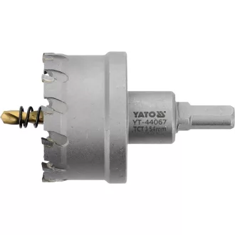 YATO Lochschneider 54 mm TCT mit Bitaufnahme
