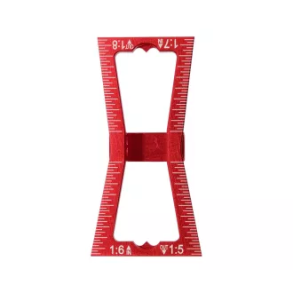 YATO Zinkenfrässchablone aus Aluminium