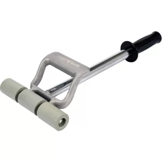 YATO Andrückrolle 38x190 mm mit Stahlgriff 450-690 mm