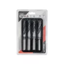 YATO Spiralbohrer Set 4-teilig 14-20 mm HSS