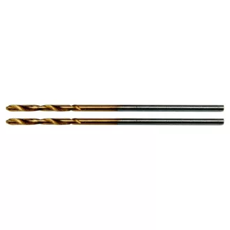 YATO Spiralbohrer 1,0 x 34/12 mm HSS-TiN (2 Stück)