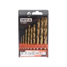 YATO Spiralbohrer-Set 10-teilig 1-10 mm HSS-TiN