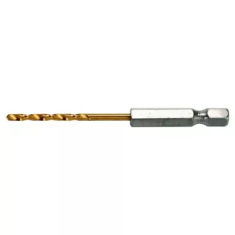 YATO Spiralbohrer 2,5 x 80/30 mm HSS-TiN Bit-Aufnahme