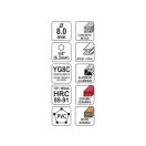 YATO Universalbohrer 8,0 x 100/45 mm mit Bitaufnahme