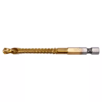 YATO Metallbohrer 6,0 x 89 mm Bit-Aufnahme HSS-TiN