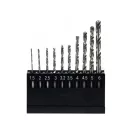 YATO Spiralbohrer-Set mit Bit-Halter 10-teilig 1,5-6 mm HSS 6542