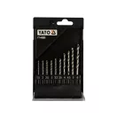 YATO Spiralbohrer-Set mit Bit-Halter 10-teilig 1,5-6 mm HSS 6542