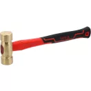 YATO Messinghammer 1000 g mit Glasfasergriff