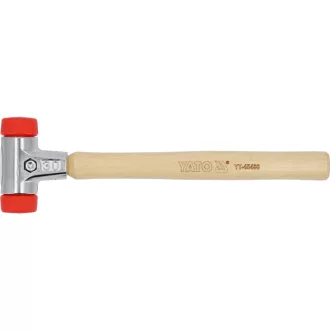 YATO Kunststoffhammer 30 mm mit Hickory-Stiel
