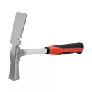 YATO Maurerhammer 600 g, Metallstiel Berliner Typ