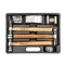 YATO Karosseriehammer und Glätteisen-Set mit 7-teiligem Hickory-Stiel