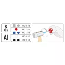 YATO Wechselhammer-Set 8-teilig