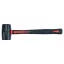 YATO Gummihammer 440 g Fiberglasstiel 50 mm