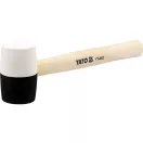 YATO Gummihammer 370 g (schwarz-weiß) 50 mm