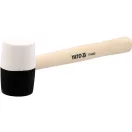 YATO Gummihammer 580 g (schwarz-weiß) 58 mm