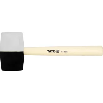 YATO Gummihammer 980 g (schwarz-weiß) 72 mm