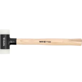   YATO Kunststoffhammer 430 g rückstoßfreier weißer Kunststoff