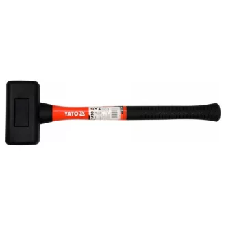 YATO Gummihammer 2400 g rückstoßfrei 70 x 70 x 140 mm